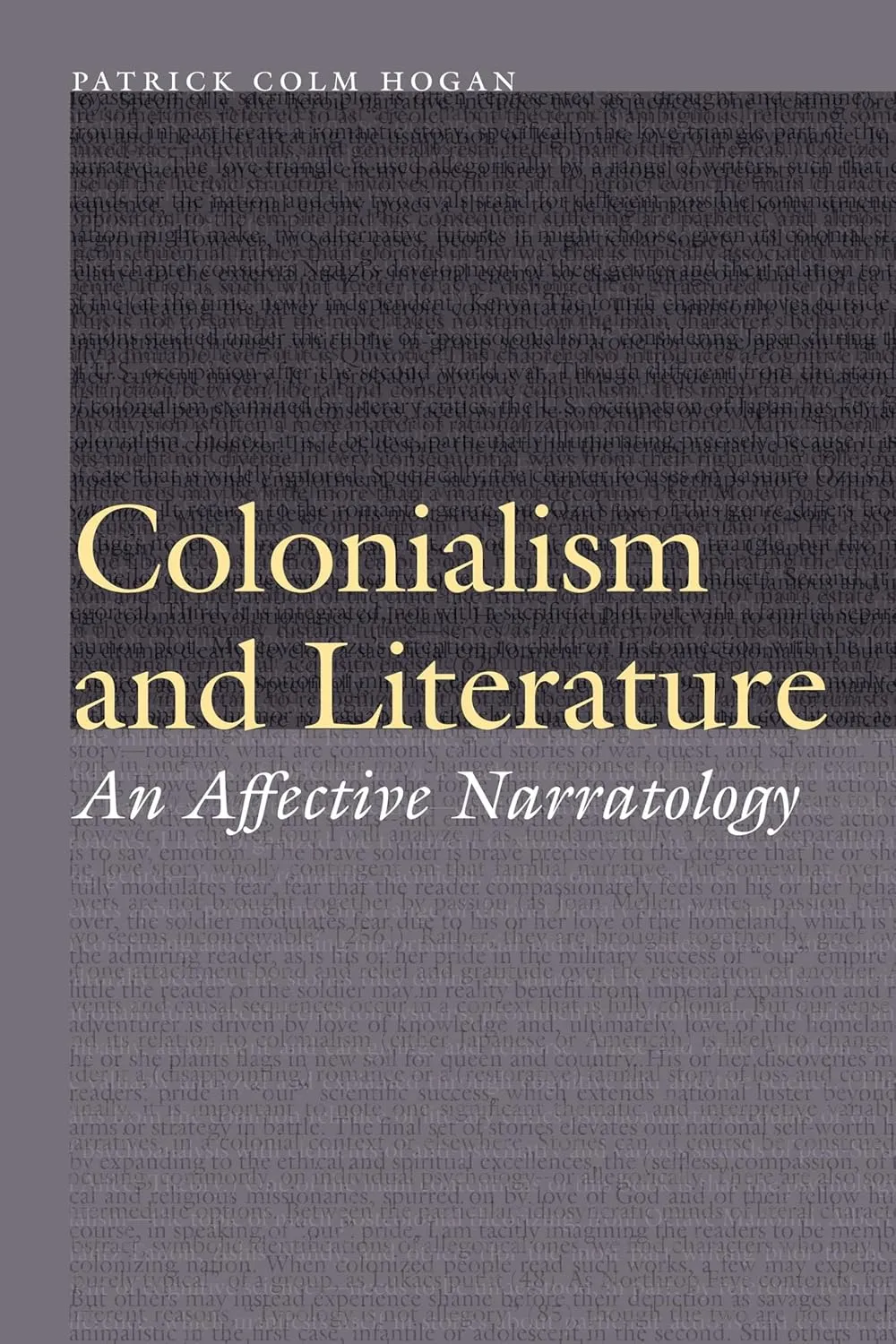 Colonialism and Literature: An Affective Narratology (Frontiers of Narrative)