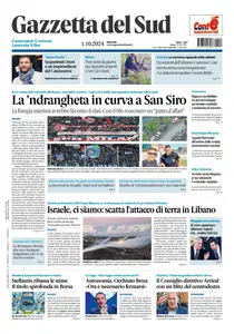 Gazzetta del Sud Catanzaro - 1 Ottobre 2024