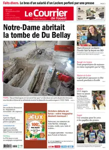Le Courrier de l'Ouest Nord Anjou - 18 Septembre 2024