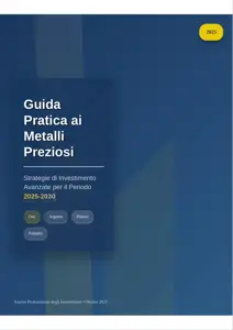 Guida pratica ai metalli preziosi: Strategie di investimento avanzate