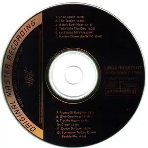 Linda Ronstadt – Hasten Down The Wind (1976) [2009 MFSL UDCD-783] Re-Uploaded