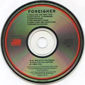 Foreigner - Foreigner (1977) [Warner 20P2-2018, Japan]