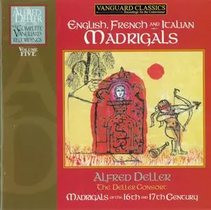 Alfred Deller - The Complete Vanguard Recordings, Vol.5 - English, French and Italian Madrigals (2009) {6CD Set}