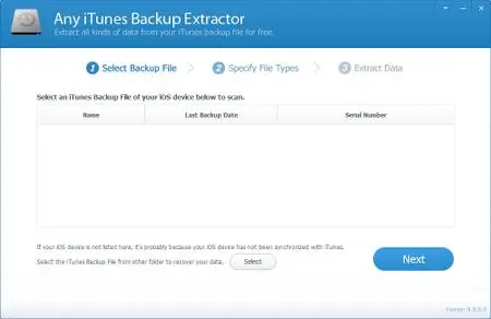 Any iTunes Backup Extractor 9.9.8