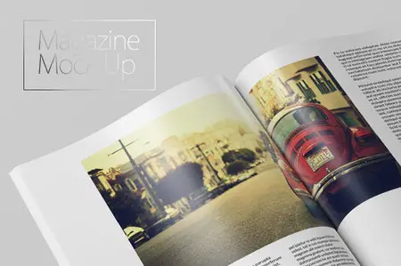 CreativeMarket - Magazine Mock-Up