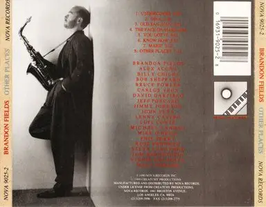 Brandon Fields - Other Places (1990)