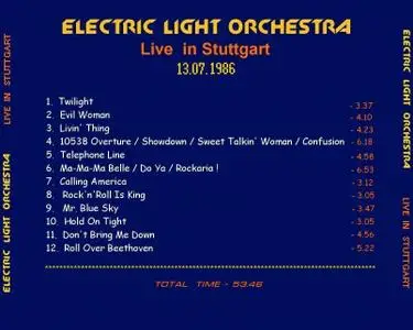 Electric Light Orchestra - Live In Stuttgart (1986)