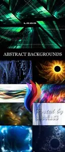 Stock Photo - Color Fractal Abstract Backgrounds 2