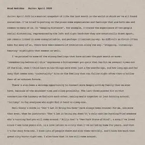 Brad Mehldau - Suite: April 2020 (2020) {Nonesuch Records 075597919387}