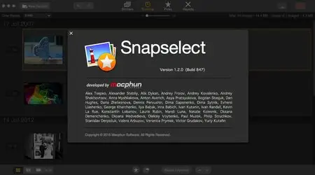 Snapselect 1.2.0 build 847 Mac OS X