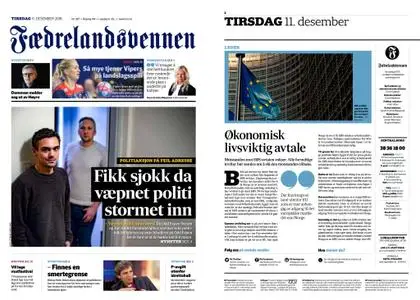 Fædrelandsvennen – 11. desember 2018