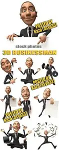 3D businessman