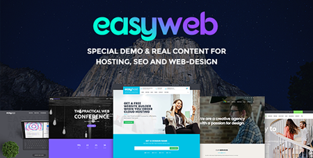 ThemeForest - EasyWeb v2.1.6 - WP Theme For Hosting, SEO and Web-design Agencies - 14881144