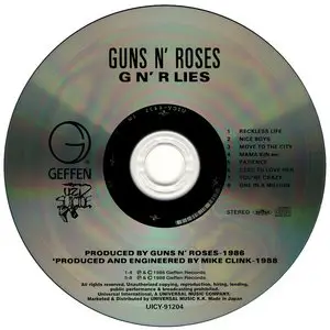 Guns N' Roses - G N' R Lies (1988) [2008, Japan SHM-CD]