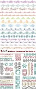 Vectors - Various Ornament Borders 25