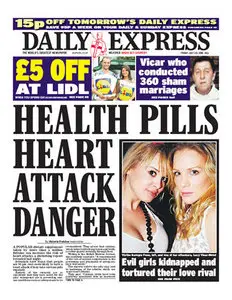 Daily Express UK July 30 2010