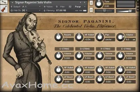 Simple Sam Samples Signor Paganini Solo Violin KONTAKT