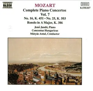 Mozart - Complete Piano Concertos (Jeno Jando, Concentus Hungaricus): 11 CD Box Set (2001)