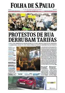 Jornal Folha de São Paulo - 20 de junho de 2013 - Quinta