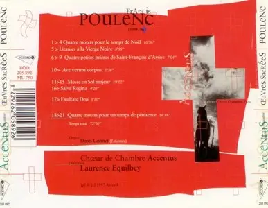 Francis Poulenc - Ouvres Sacrées - Chour De Chambre Accentus (1997)