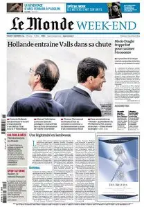 Le Monde du Samedi 06 Septembre 2014