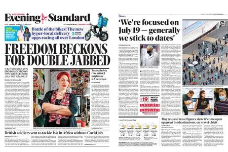 London Evening Standard – June 21, 2021