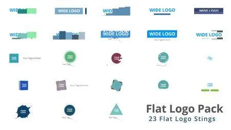 Flat Logo Pack - Project for After Effects (Videohive)