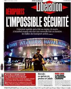 Libération du Jeudi 30 Juin 2016