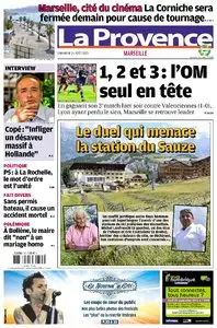  La Provence, Marseille – Dimanche 25 Août 2013