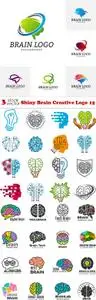 Vectors - Shiny Brain Creative Logo 15