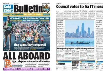 The Gold Coast Bulletin – July 07, 2014