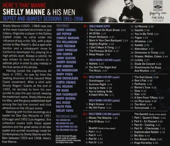 Shelly Manne & His Men - Here That's Manne: Septet & Quintet Sessions 1951-1958 (2009) 3CD Box Set