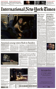 International New York Times - 5 February 2016
