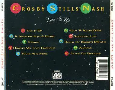 Crosby, Stills & Nash - Live It Up (1990)