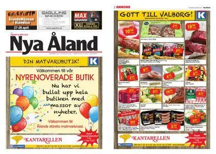 Nya Åland – 26 april 2018