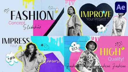 Fashion Concept Slideshow for After Effects 43235198