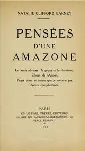 «Pensées d'une amazone» by Natalie Clifford Barney