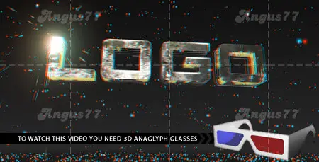 After Effects Project - Anaglyph Titles
