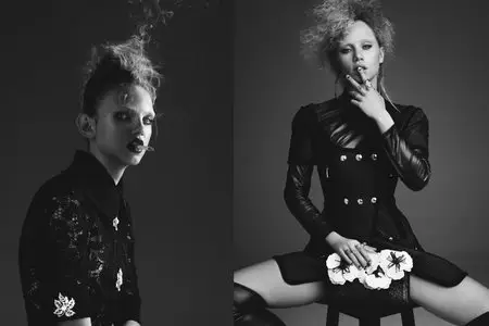 Molly Bair, Suki Waterhouse - Yvan Fabing Photoshoot for Garage Magazine Fall/Winter 2015
