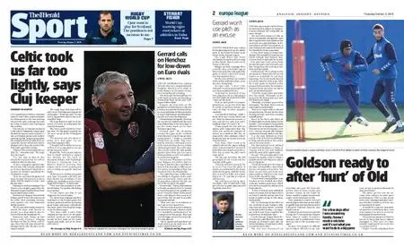 The Herald Sport (Scotland) – October 03, 2019