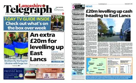 Lancashire Telegraph (Burnley, Pendle, Rossendale) – April 16, 2022