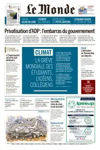 Le Monde du Vendredi 15 Mars 2019