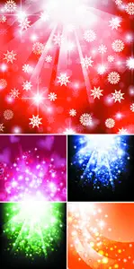Bright Color Backgrounds Vector