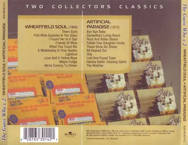 The Guess Who: 1968 - Wheatfield Soul & 1973 - Artificial Paradise (2004)