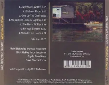 Rob Blakeslee Quartet - Waterloo Ice House (1999) {Louie Records - Louie 012}