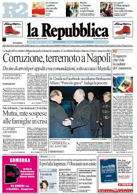 La Repubblica (22-10-09)