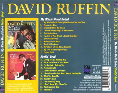 David Ruffin - My Whole World Ended (1969) + Feelin' Good (1969) 2LP in 1CD, 2014