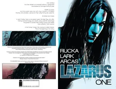 Lazarus Vol 1 TPB (2013)