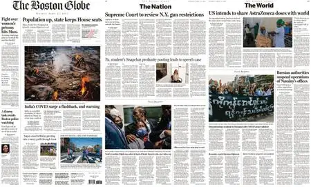 The Boston Globe – April 27, 2021