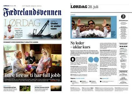 Fædrelandsvennen – 28. juli 2018